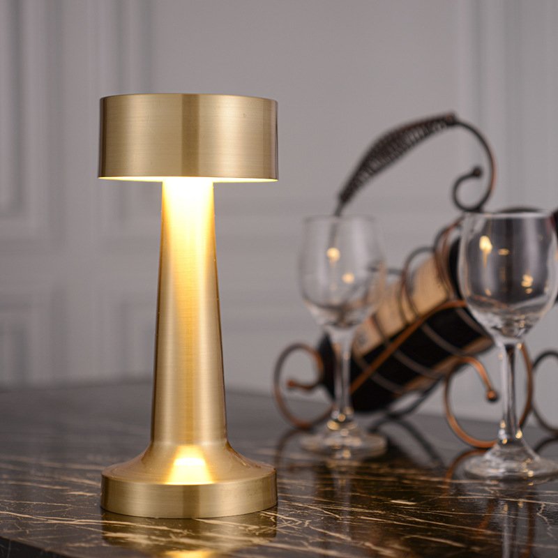 Rechargeable Table Lamp Night Light Home Restaurant Coffee Shop Bar Lighting Desk Lamp LED Small Iron Modern CE. ROHS Acrylic