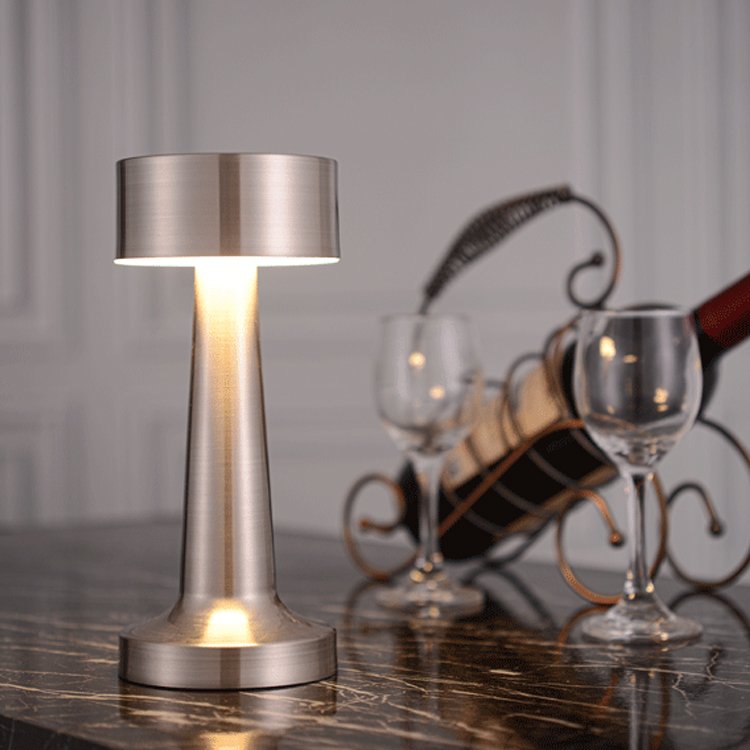 Rechargeable Table Lamp Night Light Home Restaurant Coffee Shop Bar Lighting Desk Lamp LED Small Iron Modern CE. ROHS Acrylic