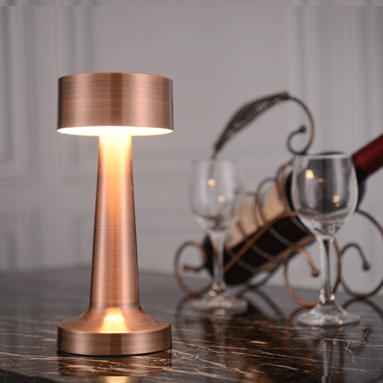 Rechargeable Table Lamp Night Light Home Restaurant Coffee Shop Bar Lighting Desk Lamp LED Small Iron Modern CE. ROHS Acrylic