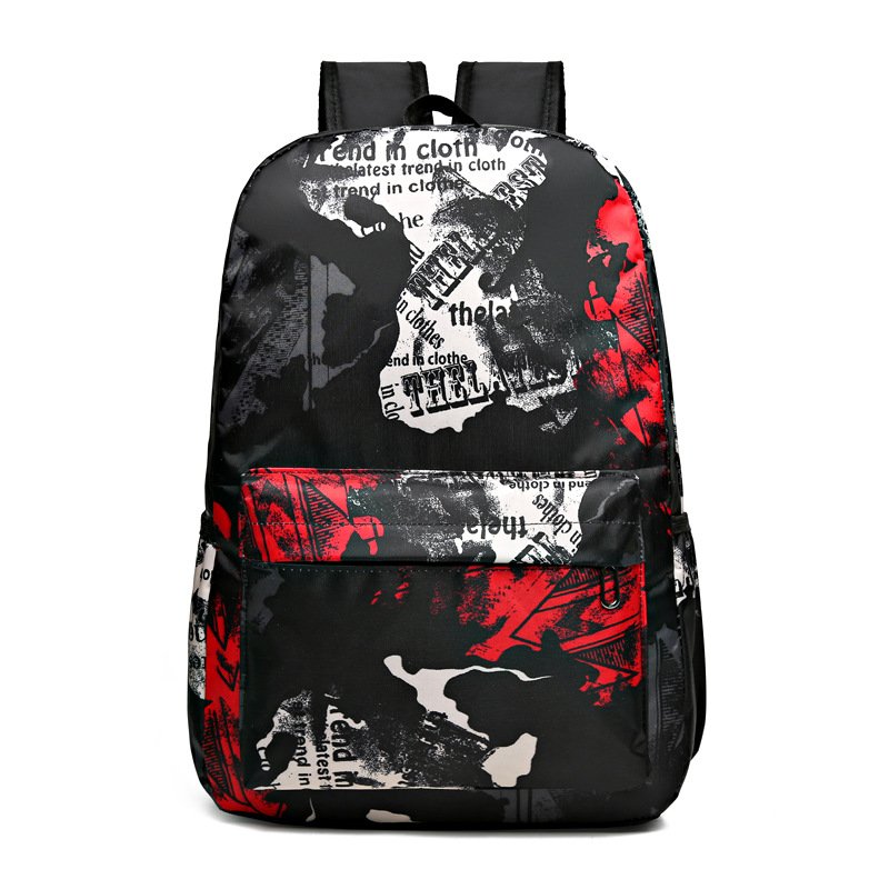 Junior High School Students Backpack Cool Guy Book Bag Back Pack Stand Out Boy School Bag
