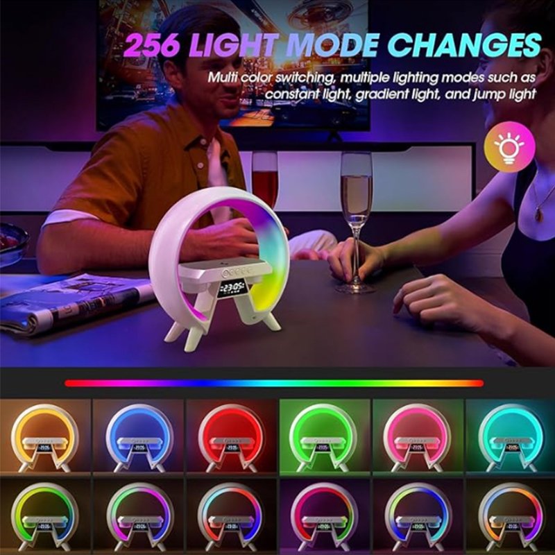 Modern minimalist smart speaker LED nightlight Office Library Small desk Bedroom Rechargeable power touch smart lamps
