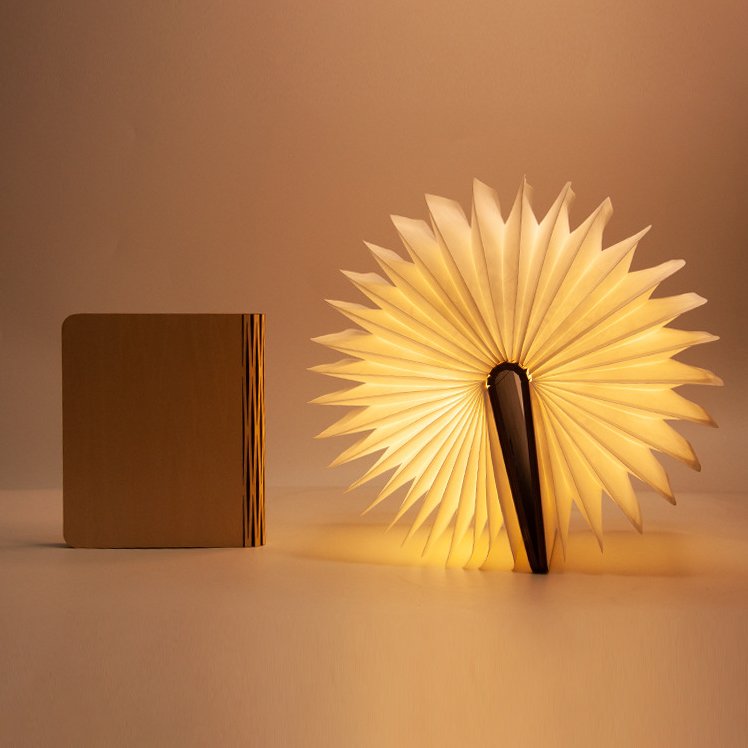 Portable Folding USB Rechargeable Lumio LED Book Lamp Magnetic Foldable Flip Book Light