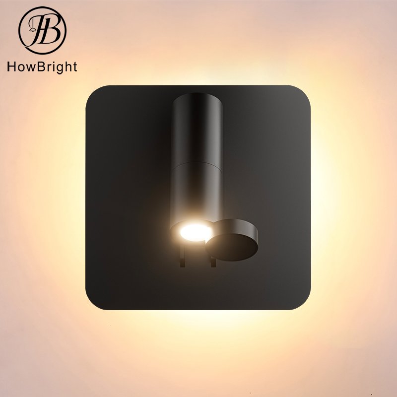LED headboard Wall Lamp Dimming Switch 3W Bedside Bedroom Reading Wall Sconce Light book room Shabbat wall lamps