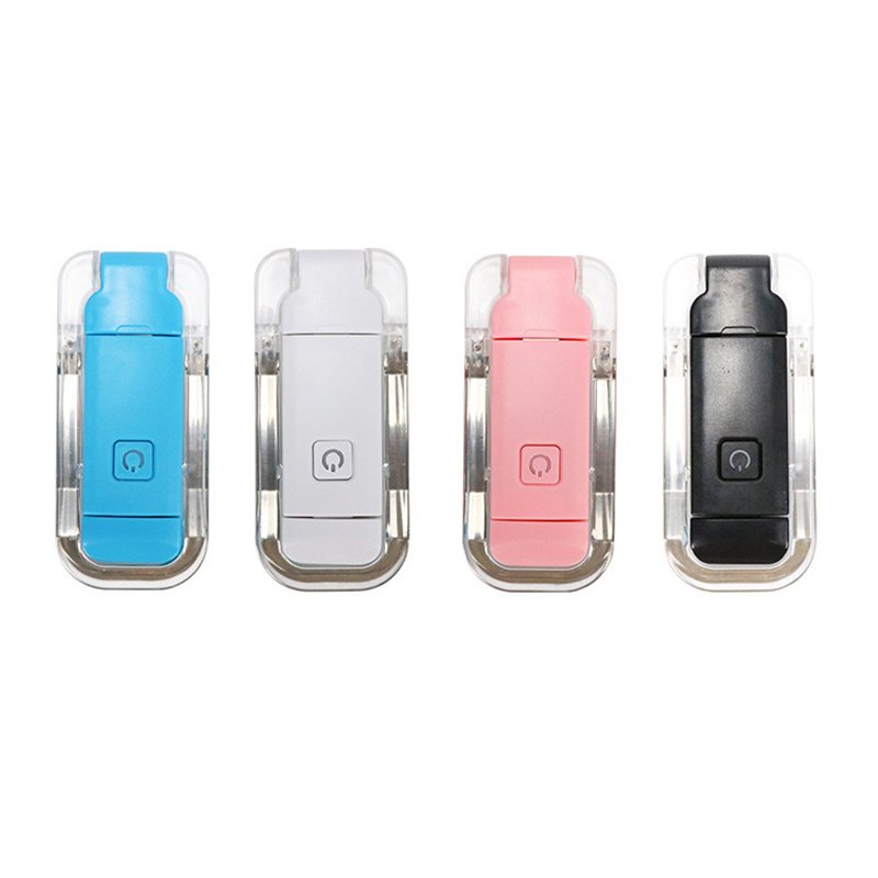 Portable Rechargeable 3 Brightness Levels Flexible Clip On Book Lights LED Desk Reading Light for Kids Bookmark lamp