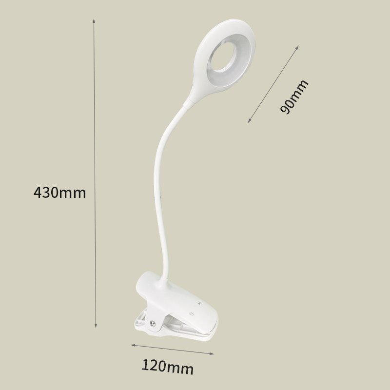 Reading Book Led Lights Flexible Office Desk Lamp with Clamp Rechargeable Plastic Usb DC Modern 80 Table Lamps DC 5V -25 - 50