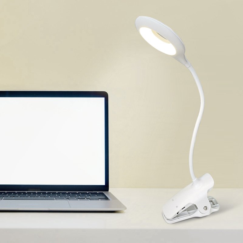 Reading Book Led Lights Flexible Office Desk Lamp with Clamp Rechargeable Plastic Usb DC Modern 80 Table Lamps DC 5V -25 - 50