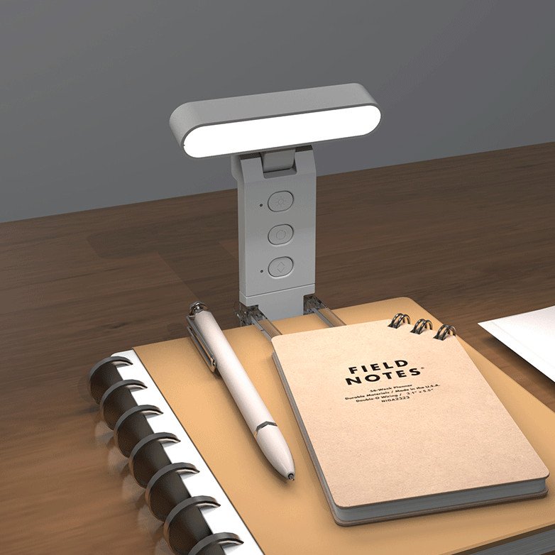 LED USB Rechargeable Book Reading Light Brightness Adjustable Eye Protection Clip Book Light Portable Bookmark Read Light