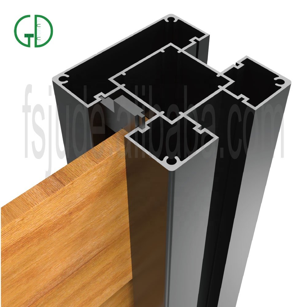 GD led solar lights wood grain garden pool wooden laser cut aluminum steel horizontal slat vertical privacy fence panels