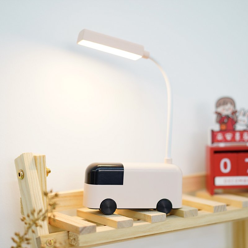 Rechargeable Reading Lamp Eye Protection Bedroom Dormitory Study Led Night Lamp Cartoon Car Night Light for Kids