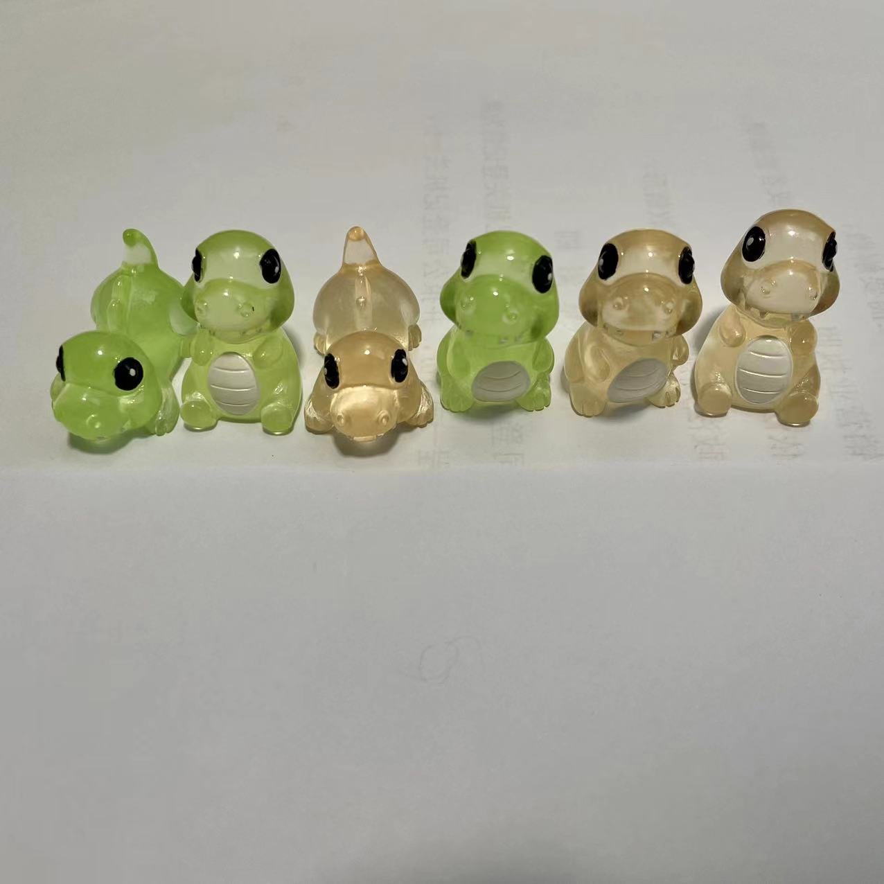 microlandscape cute resin night light Tyrannosaurus dinosaur doll diy decorative accessory desktop mini Ornament
