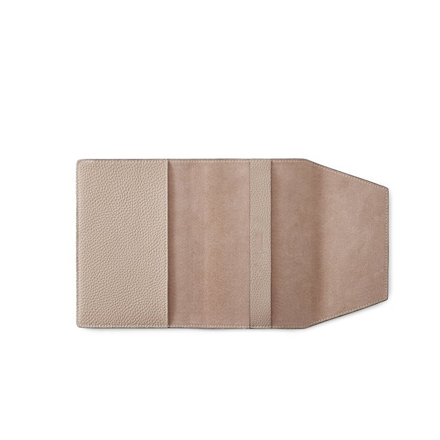 Vegan leather custom logo adjustable A6 book cover for school office soft notebook diary sleeves