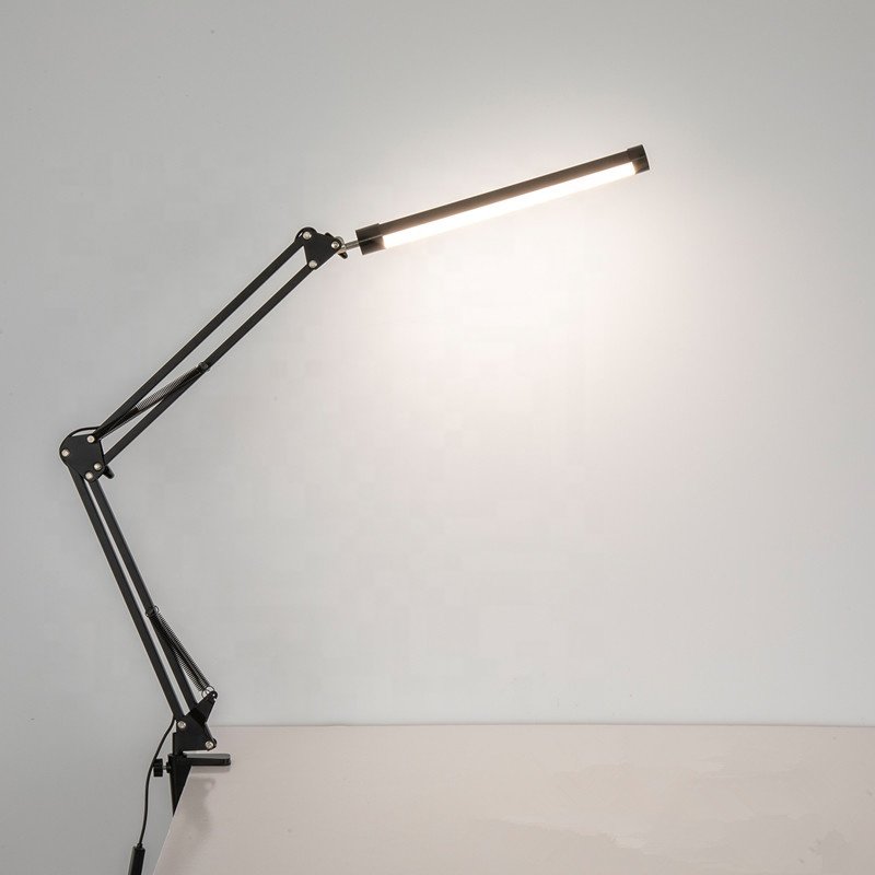 Innovation folding 3 color mode 10 brightness dimmable portable USB desk lamp bright led desk lamp light