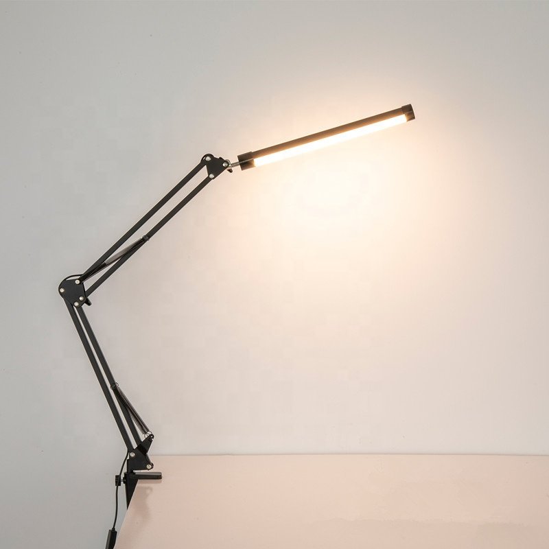 Innovation folding 3 color mode 10 brightness dimmable portable USB desk lamp bright led desk lamp light