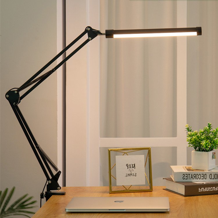 Innovation folding 3 color mode 10 brightness dimmable portable USB desk lamp bright led desk lamp light