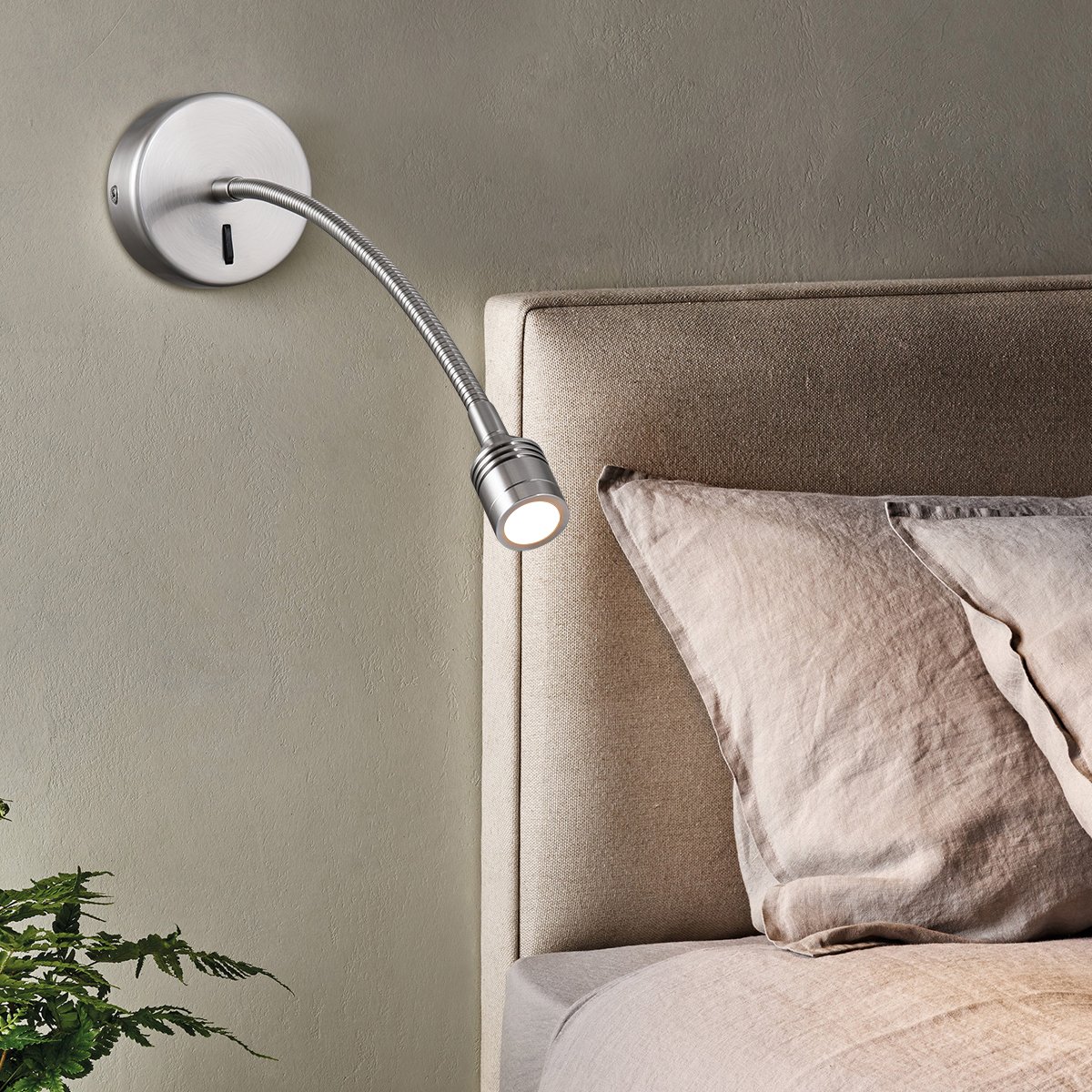 Modern Flexible LED 3W Aluminum Bedside Reading Lamp Adjustable Wall Mounted Lamp Hotel Bed Side Book Light
