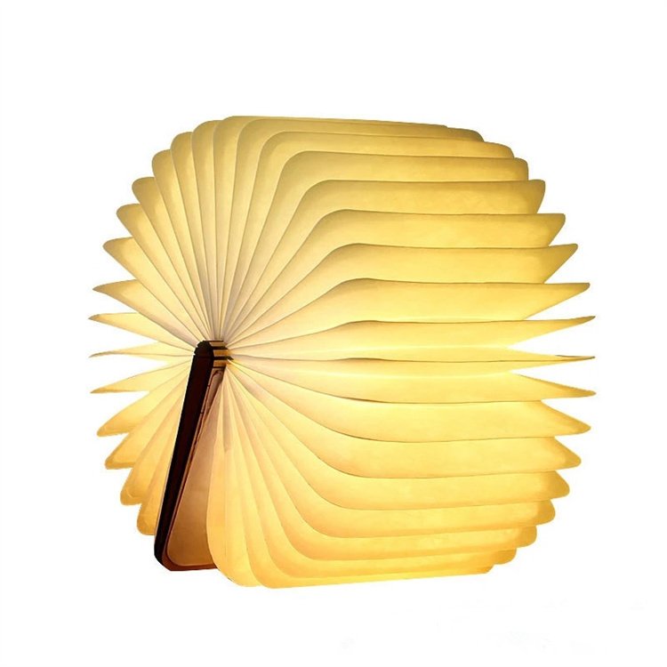 Colorful USB Rechargeable New Design Colorful Remote Control Foldable Book Light Book Lamp For Baby Room
