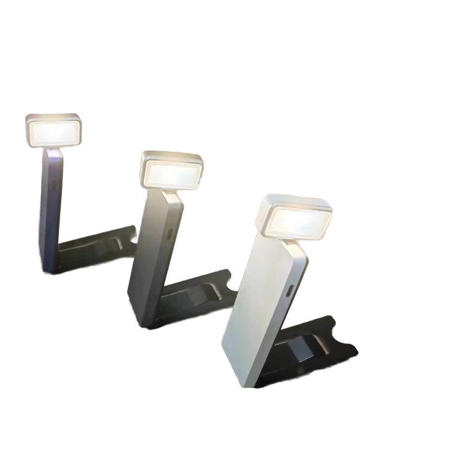 Mini USB C rechargeable, brightness adjustable, bookmark bed reading light, Travel Light Pocket light