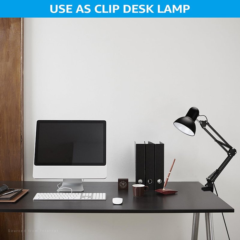 Factory Read Dormitory Work Bedroom Study Office Folding Swing Arm Metal Study Lamps Office LED Table lamp for Study Desk Lamp