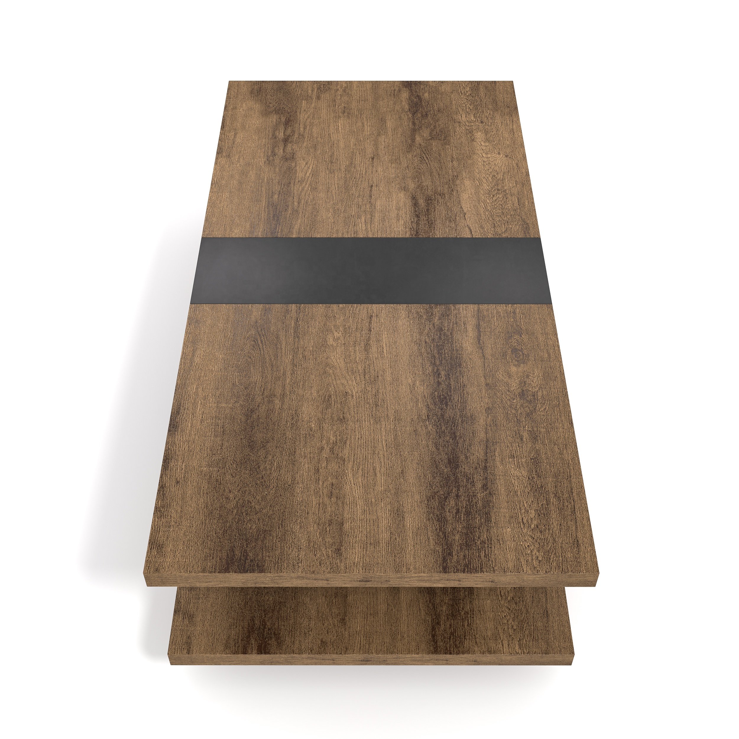 Home office furniture brown oak book storage leisure coffee table