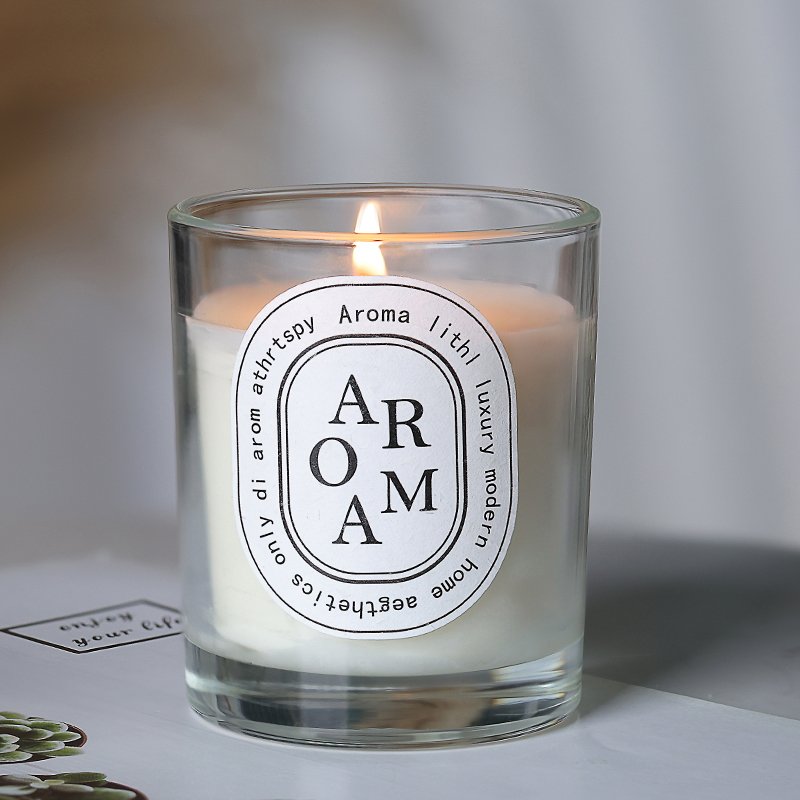 High Quality engagement birthday candle cup luxury Custom luxury empty Scented glass Candles jars Scented candles wholesale