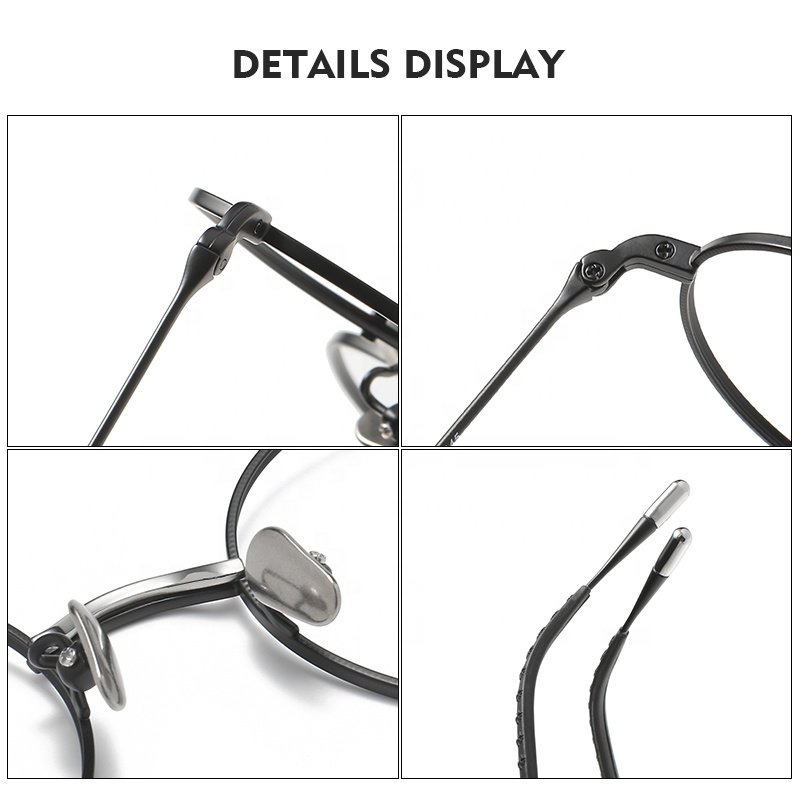 No3 Titanium Eyeglasses Frames Oval Reading Eyewear Frame Optic Monture Lunette Optical Fashion Glasses For Female