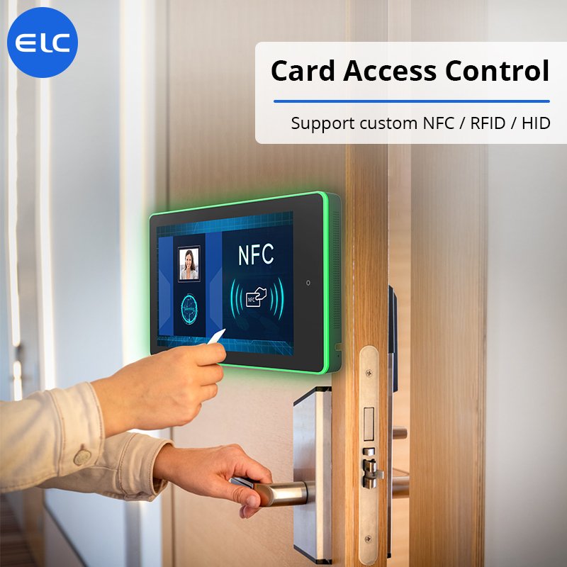Wall Mounted Conference Android Meeting Room NFC Tablet LCD Touch Screen 10.1 Inch POE Power LED Light Booking System