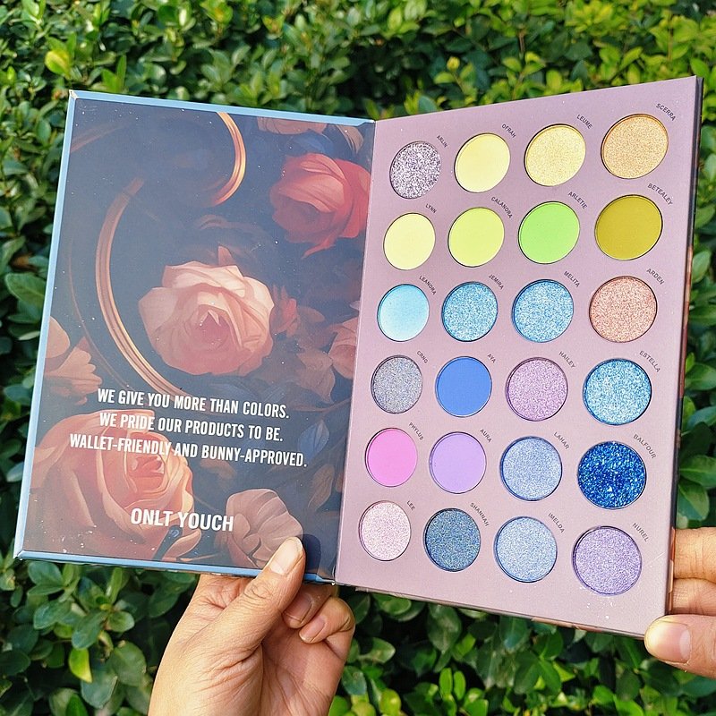 72 colors 3 layers high quality private label eyeshadow palette book small order customized