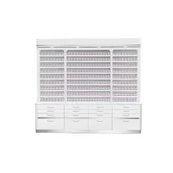 Salon counter top with led lights book color chart for retail store shop shelves cosmetic shelf display stand nail polish racks