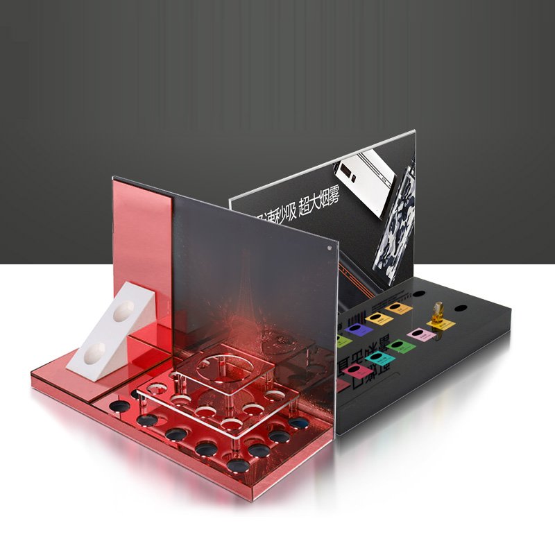 Cosmetics Display Rack with Modern Acrylic Stand for Counters