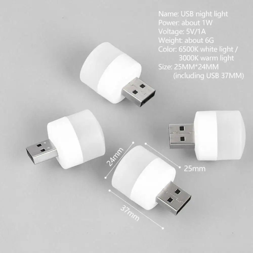 Portable USB 5V LED Reading Lamp Mini Book Light Foldable Camping Night Lights Table Lamps for Power Bank Notebook Laptop