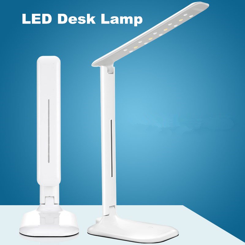 135hrs Rechargeable Battery Powered LED Desk Lamp Cordless Study Book Reading Light 3 Color Dimmable Stepless Brightness Dimmer