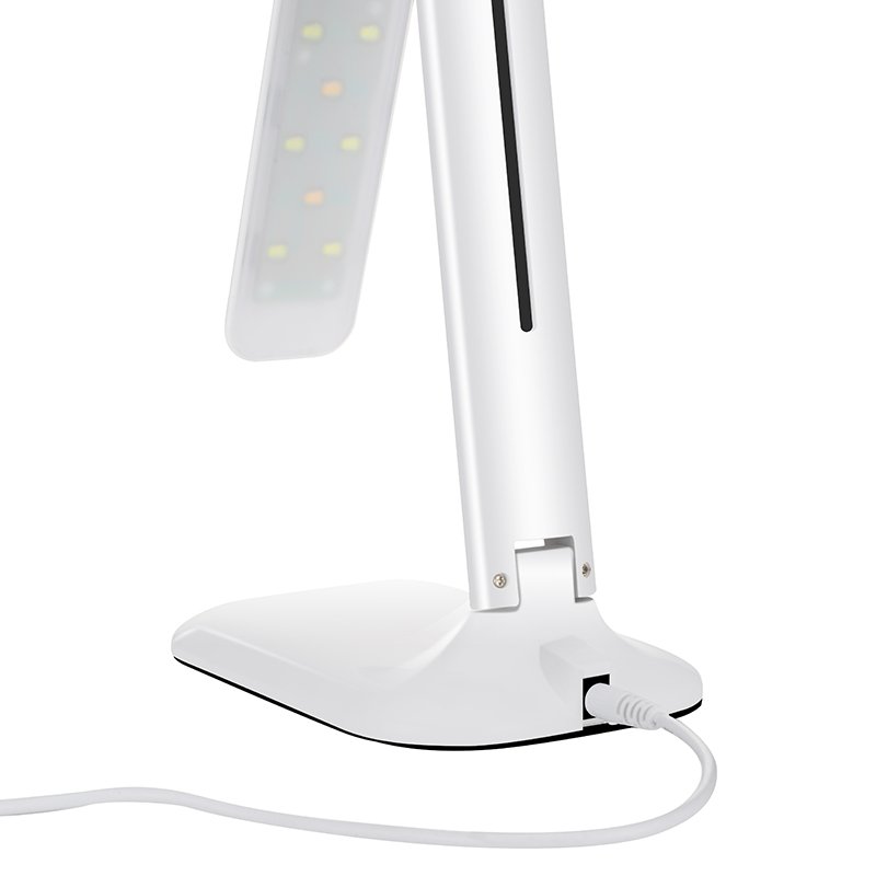135hrs Rechargeable Battery Powered LED Desk Lamp Cordless Study Book Reading Light 3 Color Dimmable Stepless Brightness Dimmer