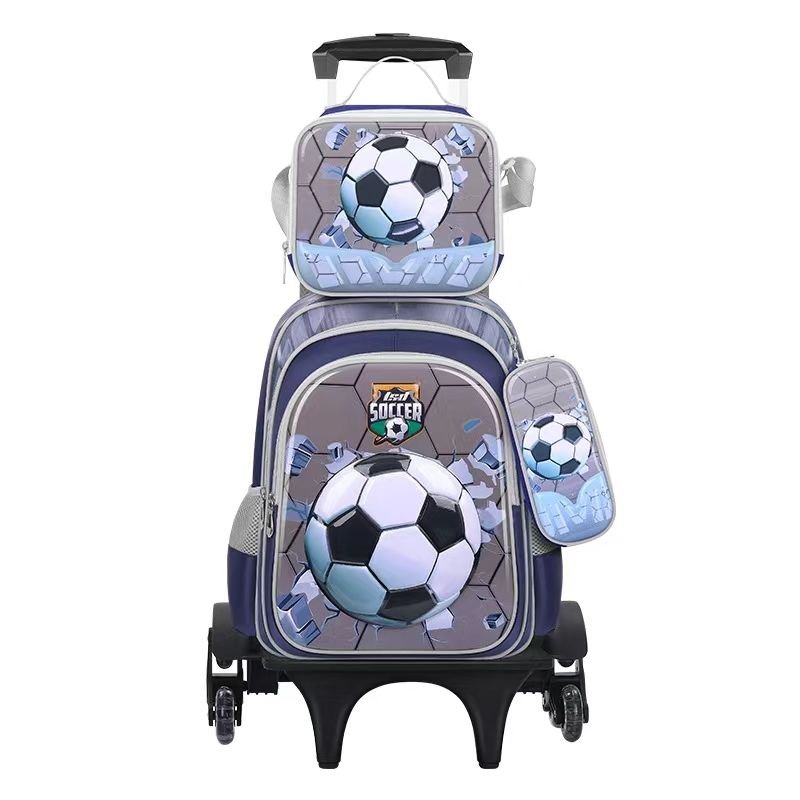 Rolling School Bags for Girls Backpack Children Waterproof School Backpacks with Wheels Middle School Trolley Luggage Back Pack
