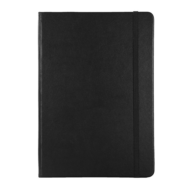 Cross-border notebook Amazon hot a5 Hard Case Pu binding band notepad cute Journal Book custom printed logo