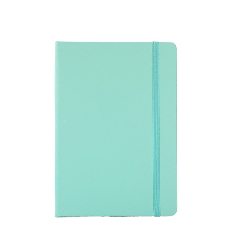Cross-border notebook Amazon hot a5 Hard Case Pu binding band notepad cute Journal Book custom printed logo