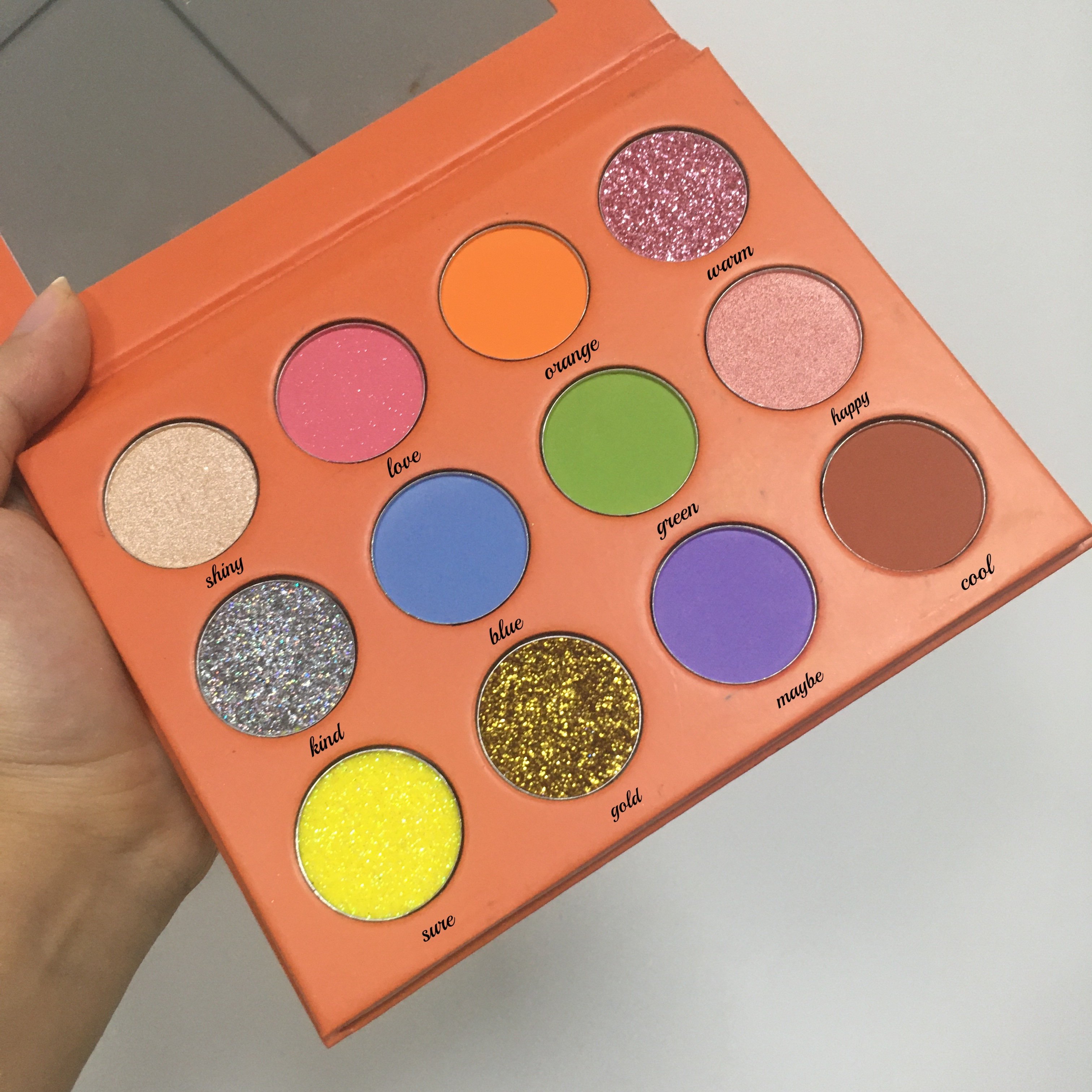 wholesale diy nude book eyeshadow palette private label palette eyeshadow