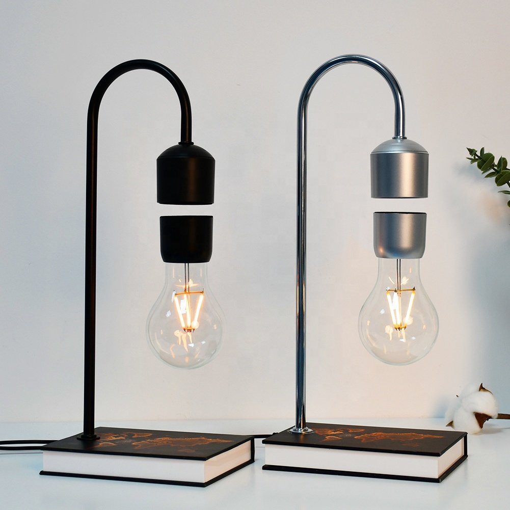 Magnetic levitating light bulb lamp smart bulbs floating light bulb night lamp for decorative atmosphere table lamps