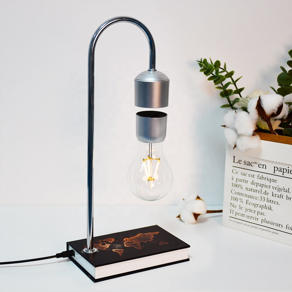 Magnetic levitating light bulb lamp smart bulbs floating light bulb night lamp for decorative atmosphere table lamps