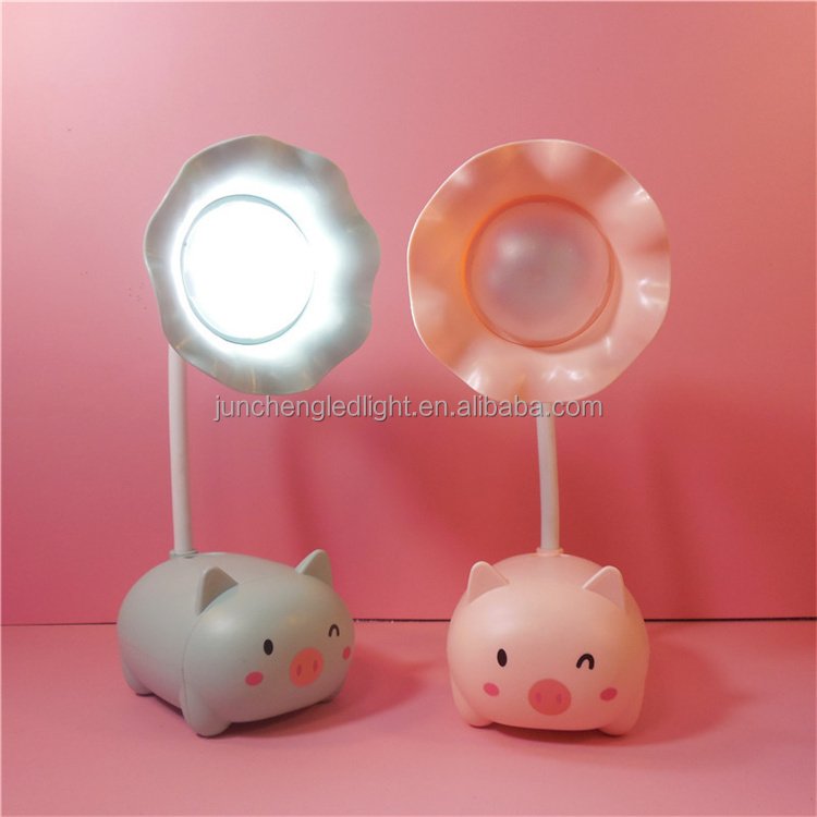 USB Rechargeable Folding Night light Eye Caring LED Study Reading Student Dormitory Desk Table Lamp for kids Living Room