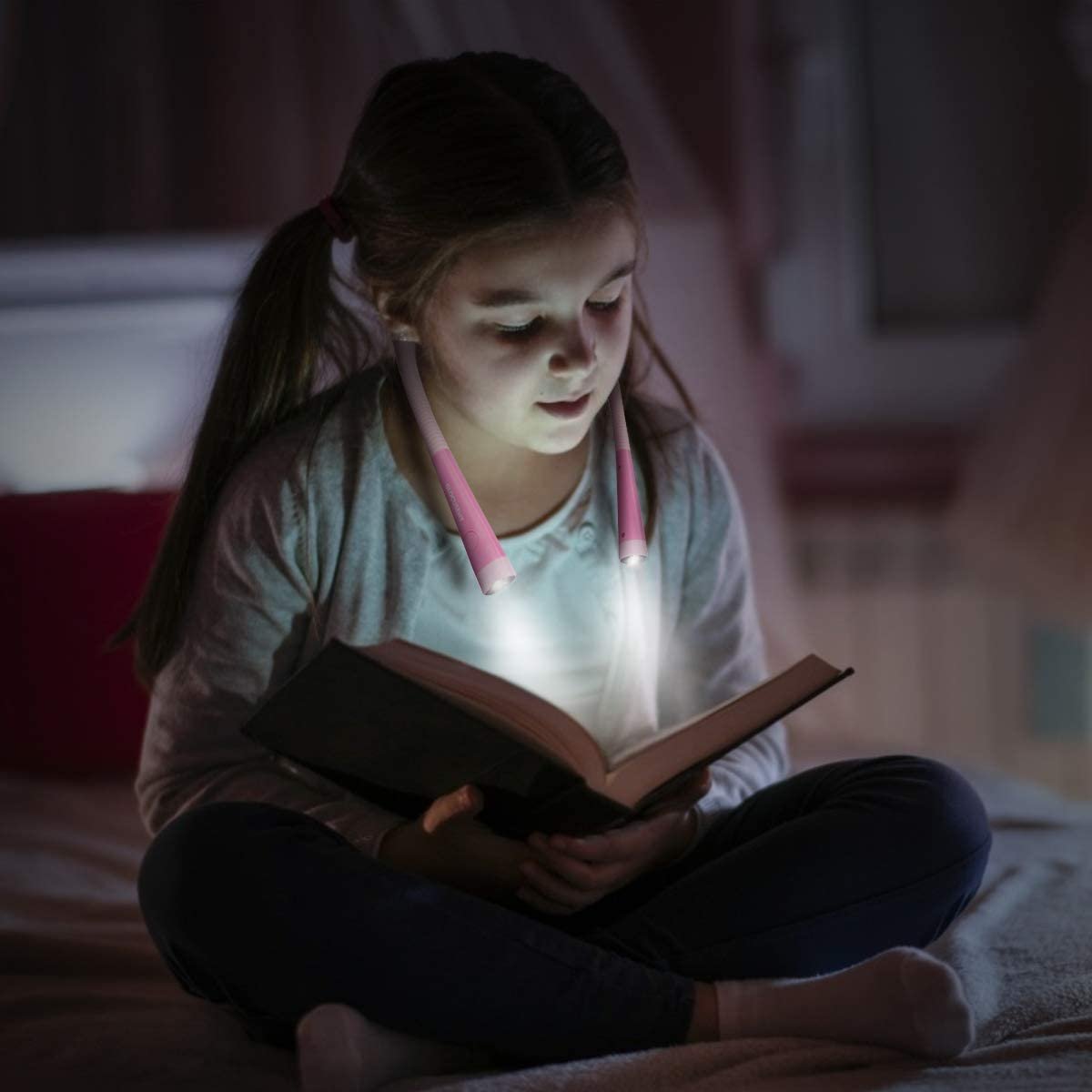 Global Sales Usb Rechargeable Book Reading Led Reading Lamp Handsfree Led Neck Light