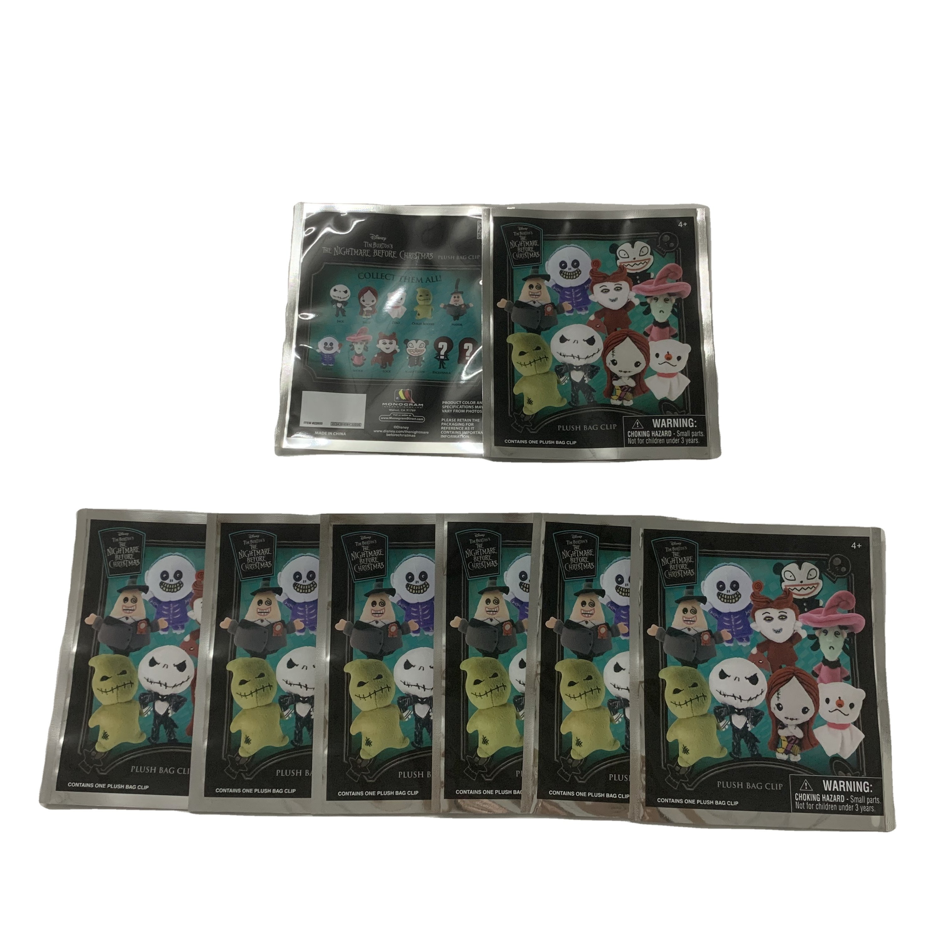 Factory Custom Toy Gift Card Tear-notch Packaging Bag Three Side Heat Sealing Compound Bag