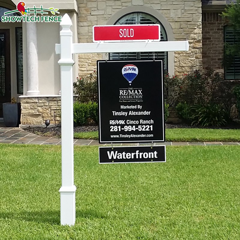 sign rider bracket for real estate post sign post solar light aluminum traffic sign post