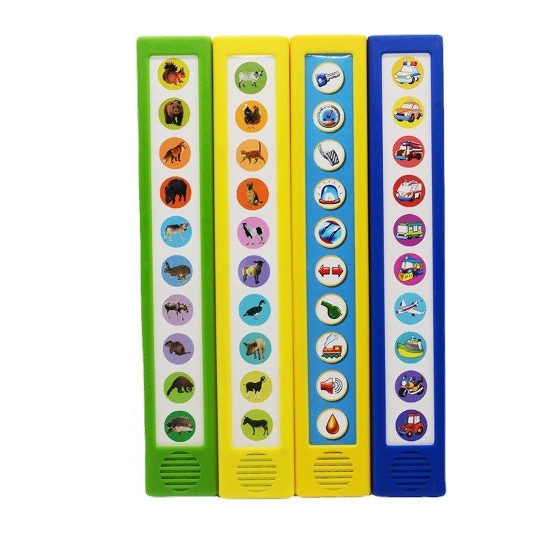 Ebook And Audio Book 10 Press Button Sound Device Educational Sound Busy Board Module For Kid Audio Books