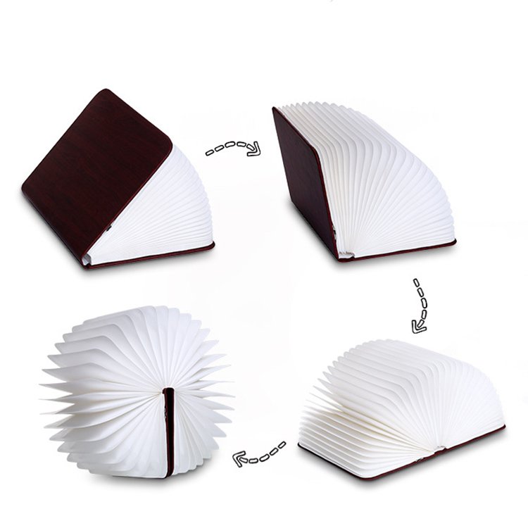 Promotion book lamp foldable usb portable magnetic usb port book light led