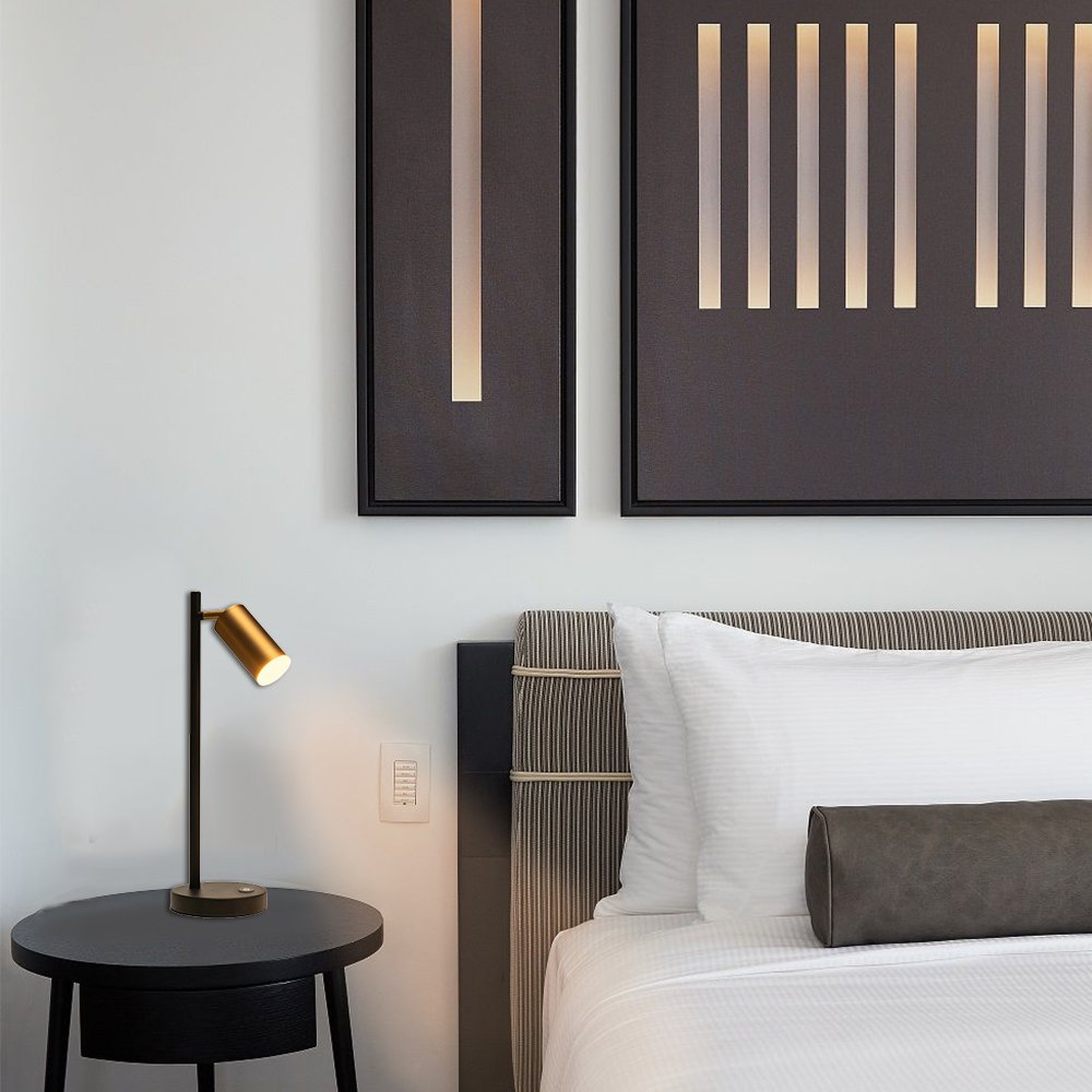 SKD Sunsir Modern LED Table Lamp Adjustable Desk Lamps for Home & Hotel Simple Nordic Design with Texture Lighting for Bedside