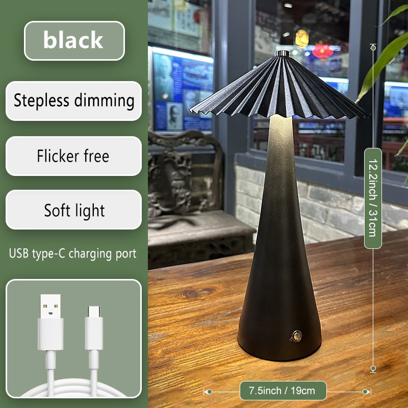 Touch Switch Led Table Lamps Living Room Usb Rechargeable Led Bar Table Lamp