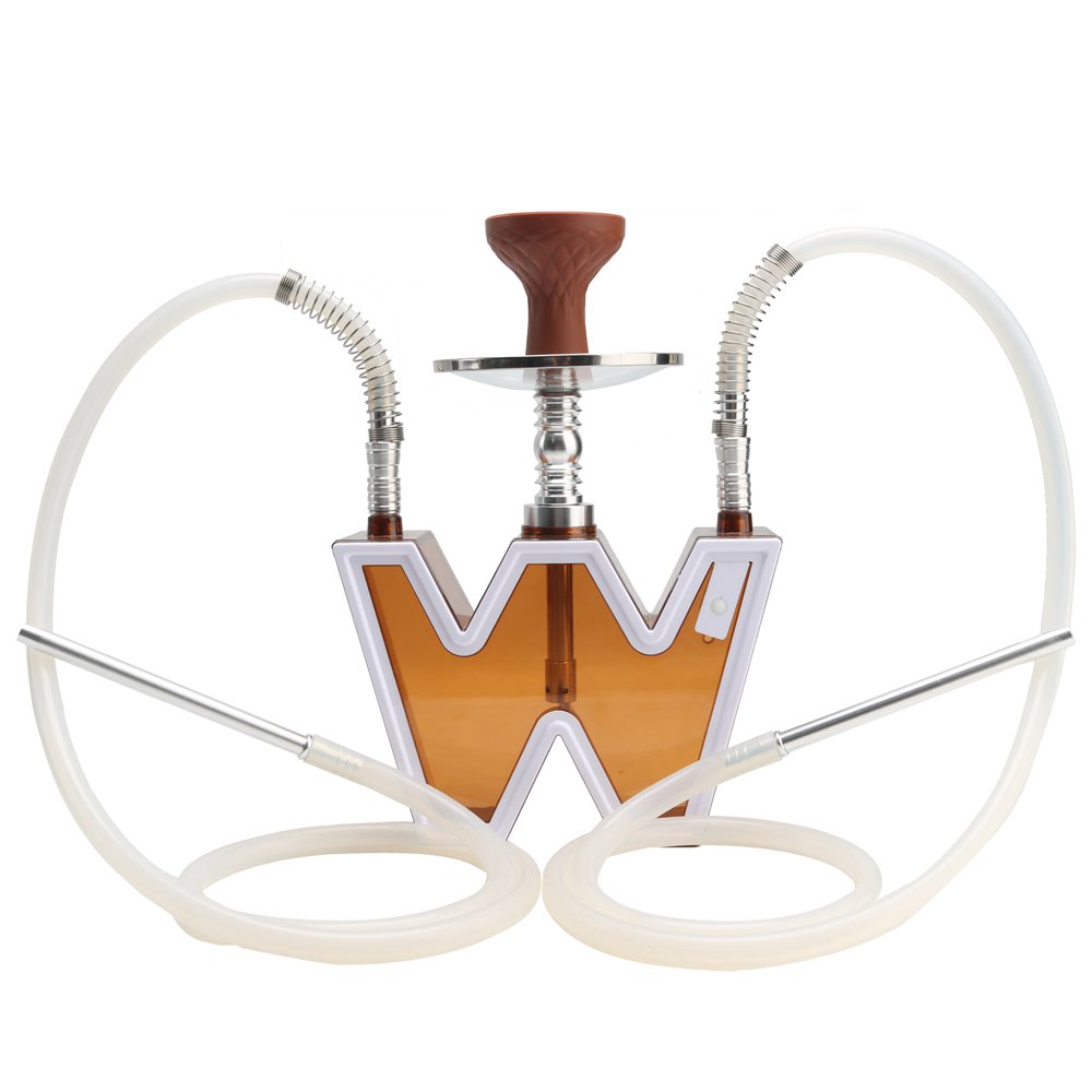 Acrylic Hookah Book With Led Light Heart Shaped Shisha Book Nargile Sheesha Narguile Cachimbas Hookah Set