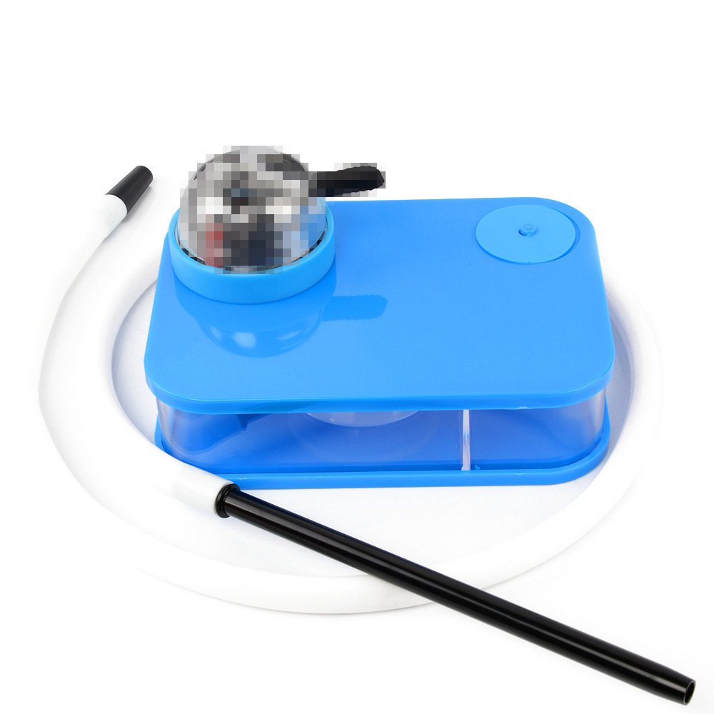 Factory Plastic Led Light Book Hookah Shisha Set Colorful Acrylic Hookah Box With Hookah Accessories