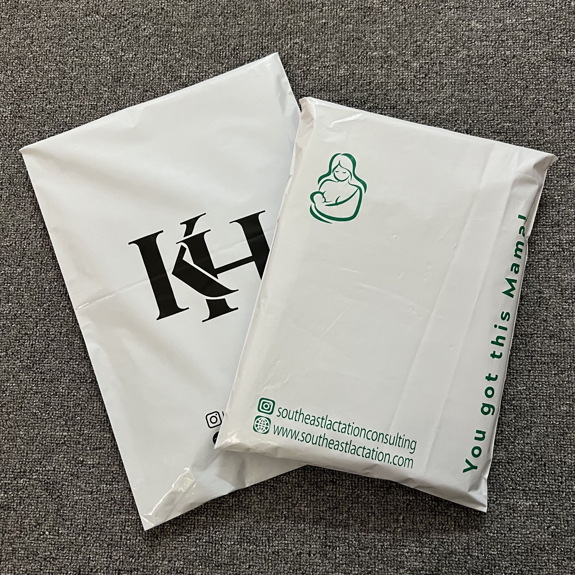 Customized Logo Printed recyclable Poly Mailers Mailing Bags for Socks Shipping Clothes Envelope Poly Bag