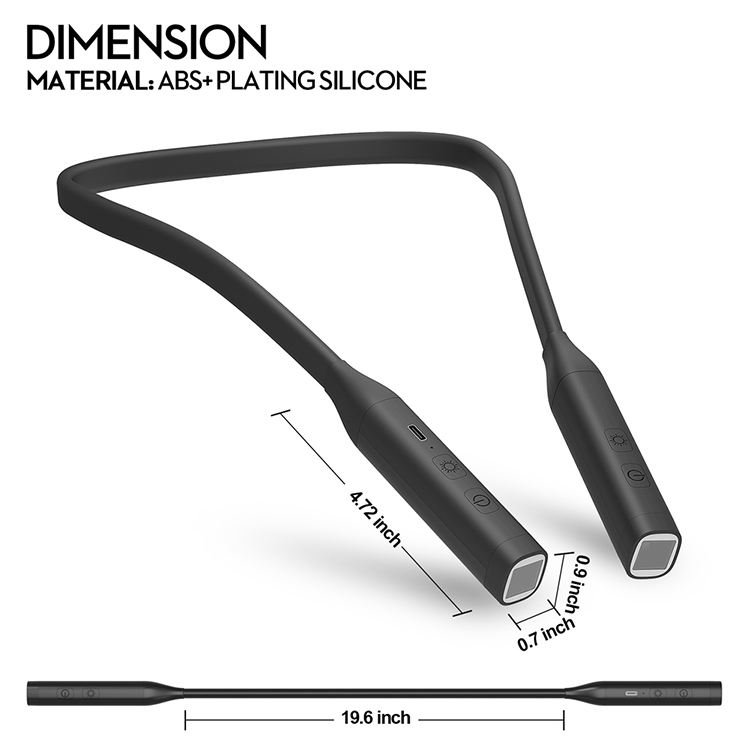 Led Portable Hanging Neck Rechargeable Book Light Eye Protection Reading Light For Book